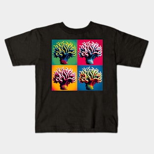 Pop Elegance Coral - Cool Underwater Kids T-Shirt